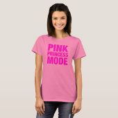 Roze Prinses Mode T-shirt (Voorkant volledig)