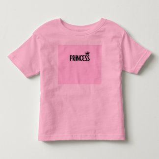 Roze prinses peuter T-shirt met kroon | Schattig