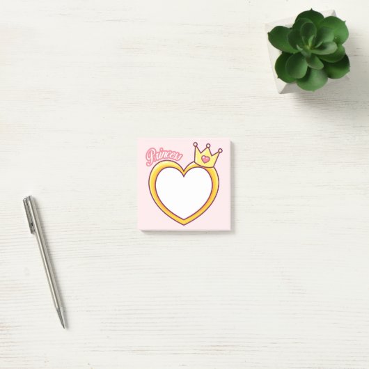 Roze prinses Post-It Notes (Kantoor)
