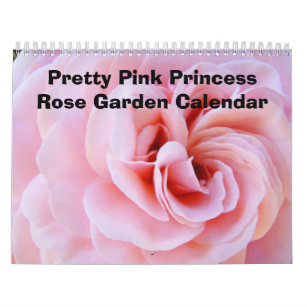  Roze prinses Roos Garden Calendar Rozen Kalender