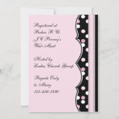 Roze prinses Shoes Kaart (Achterkant)