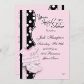 Roze prinses Shoes Kaart (Voorkant / Achterkant)