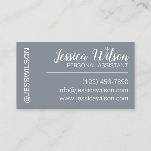  roze prinses Silver Tiara Crown Visitekaartje (Achterkant)