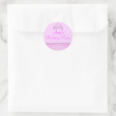 Roze Prinses Sticker (Tas)