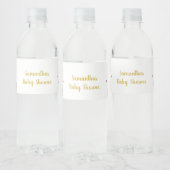 ROZE PRINSES TIARA AANPASBARE WATERFLES ETIKET (Flessen)