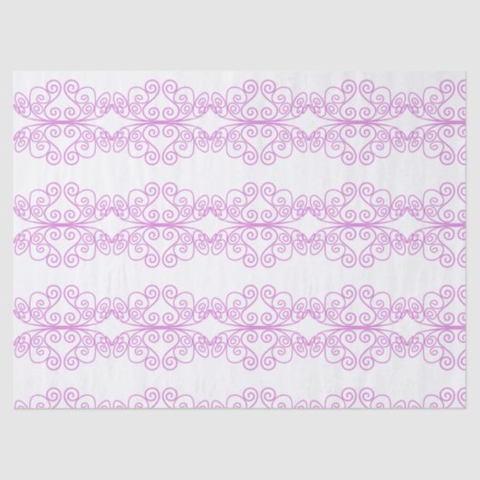 Roze Prinses Tiara Kroon Meisje Verjaardag Gift Wr Tissuepapier (Voorkant)