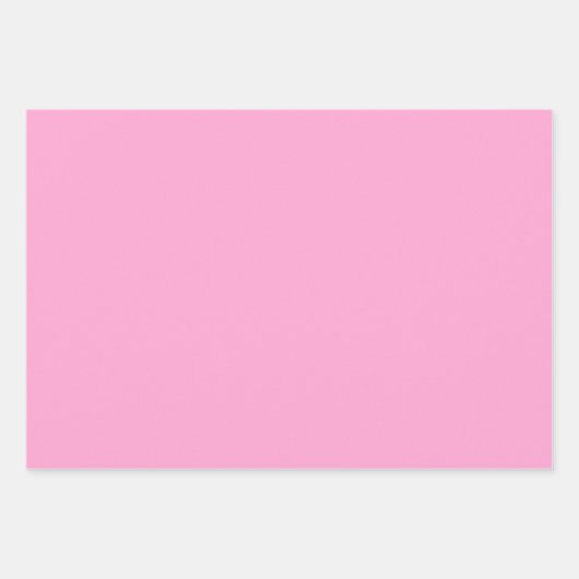 Roze prinses & Unicorns Birthday Party Wrap Inpakpapier Vel (Voorkant 2)