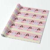 Roze Prinses Verjaardag Cadeaupapier (Uitgerold)