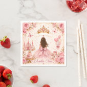 Roze Prinses Verjaardag Servet (Insitu)