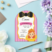 Roze Prinses Verjaardag Uitnodigen | tateraar Acryl Uitnodigingen (Insitu (Huwelijk))