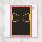 Roze Prinses Verjaardag Uitnodigen | tateraar Bedankjes Labels (Achterkant)