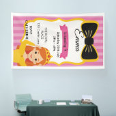Roze Prinses Verjaardag Uitnodigen | tateraar Spandoek (Beurs)