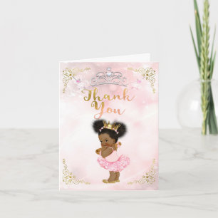 Roze Prinses Vintage Baby Meisje Etnische Bedankt