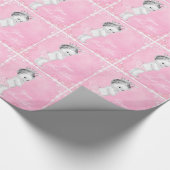 Roze Prinses Wrapping Papier (Hoek)