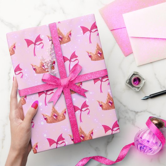 Roze Prinses Wrapping Papier
