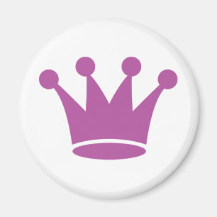 roze prinseskroon magneet