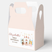 Roze Prinsessen en Ridders Meisje Verjaardag Bedankdoosjes (Geopend)