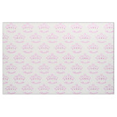 Roze Prinsessen Kroon Aangepaste Naam Stof (Fat Quarter)