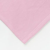 Roze Prinsessen Kroon Fleece Deken (Hoek)