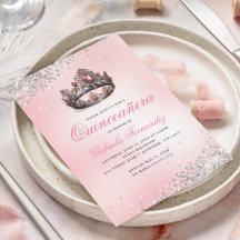 Roze Prinsessen Kroon Quinceañera 15de Verjaardag