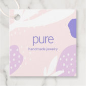 Roze Productprijs Label Crafter Designer (Voorkant)