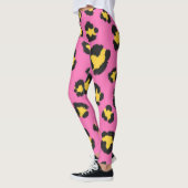 Roze proefdier Cheetah Leopard gepotteerd Leggings (Links)