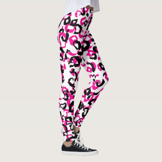Roze proefdruk leggings (Rechts)