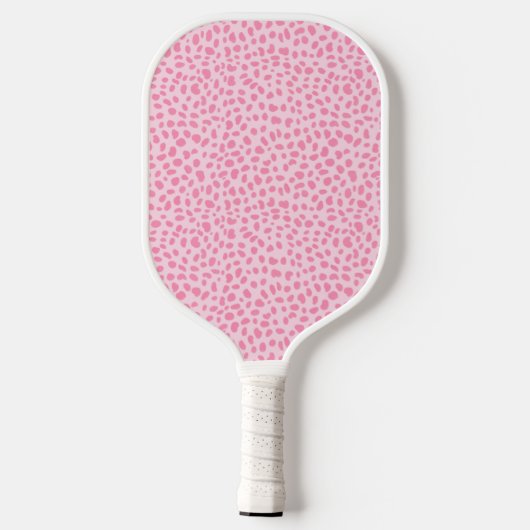 Roze proefdruk | Leopard Pickleball Paddle (Achterkant)