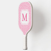 Roze proefdruk | Leopard Pickleball Paddle (Links)