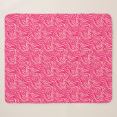 Roze proefdruk sherpa deken (Voorkant (horizontaal))