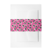 Roze proefdruk uitnodigingen wikkel (Voorkant Voorbeeld)