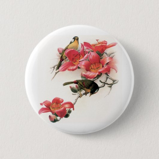 Roze Profusion Ronde Button 5,7 Cm (Voorkant)