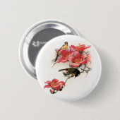 Roze Profusion Ronde Button 5,7 Cm (Voorkant /achterkant)
