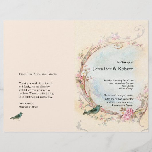 -roze programma en Robin Wedding (Voorkant)