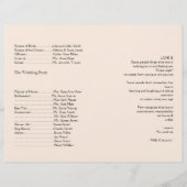 -roze programma en Robin Wedding (Achterkant)