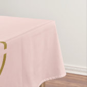 Roze promotiescherm voor aangepaste Logo bedrijf Tafelkleed (Voorbeeld)