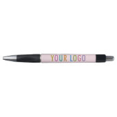 Roze Promotionele Pen Custom Printed Kleine Hoevee (Voorkant)