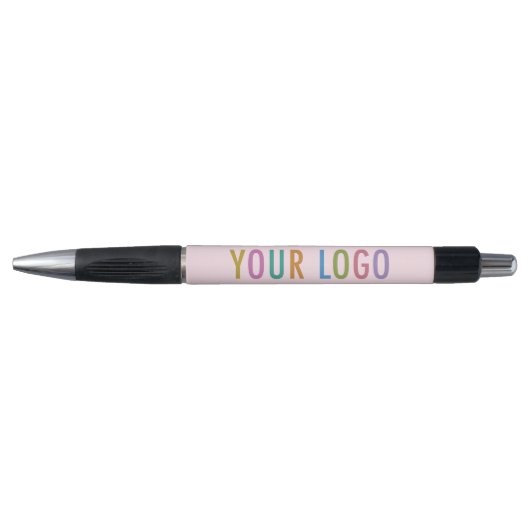 Roze Promotionele Pen Custom Printed Kleine Hoevee (Voorkant)