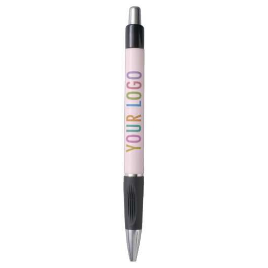 Roze Promotionele Pen Custom Printed Kleine Hoevee (Voorkant Verticaal)