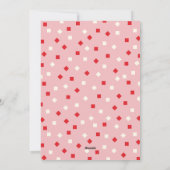 Roze Proost 2024 Kerstvakantie fotokaart Feestdagenkaart (Achterkant)