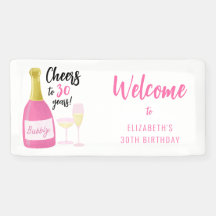 Roze proost op 30 jaar bruisende 30e verjaardagsfe
