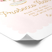 Roze Prosecco Bar Vrijgezellenfeest Teken Poster (Hoek)