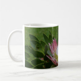 Roze Protea Bloem Koffiemok
