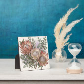 Roze Protea Eucalyptus Botanische Compositie  Fotoplaat (Insitu)