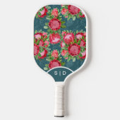Roze Protea Garden Blooms Pickleball Paddle (Achterkant)