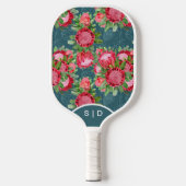 Roze Protea Garden Blooms Pickleball Paddle (Voorkant)
