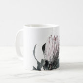  roze protea koffiemok (Voorkant links)