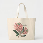 Roze protheefventilator grote tote bag (Voorkant)