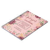 Roze Proverbs 31 gebedsjournaal notitieboek (Linkerzijde)
