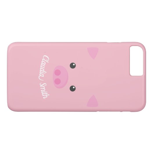 Roze pruik Case-Mate iPhone case (Achterkant (Horizontaal))